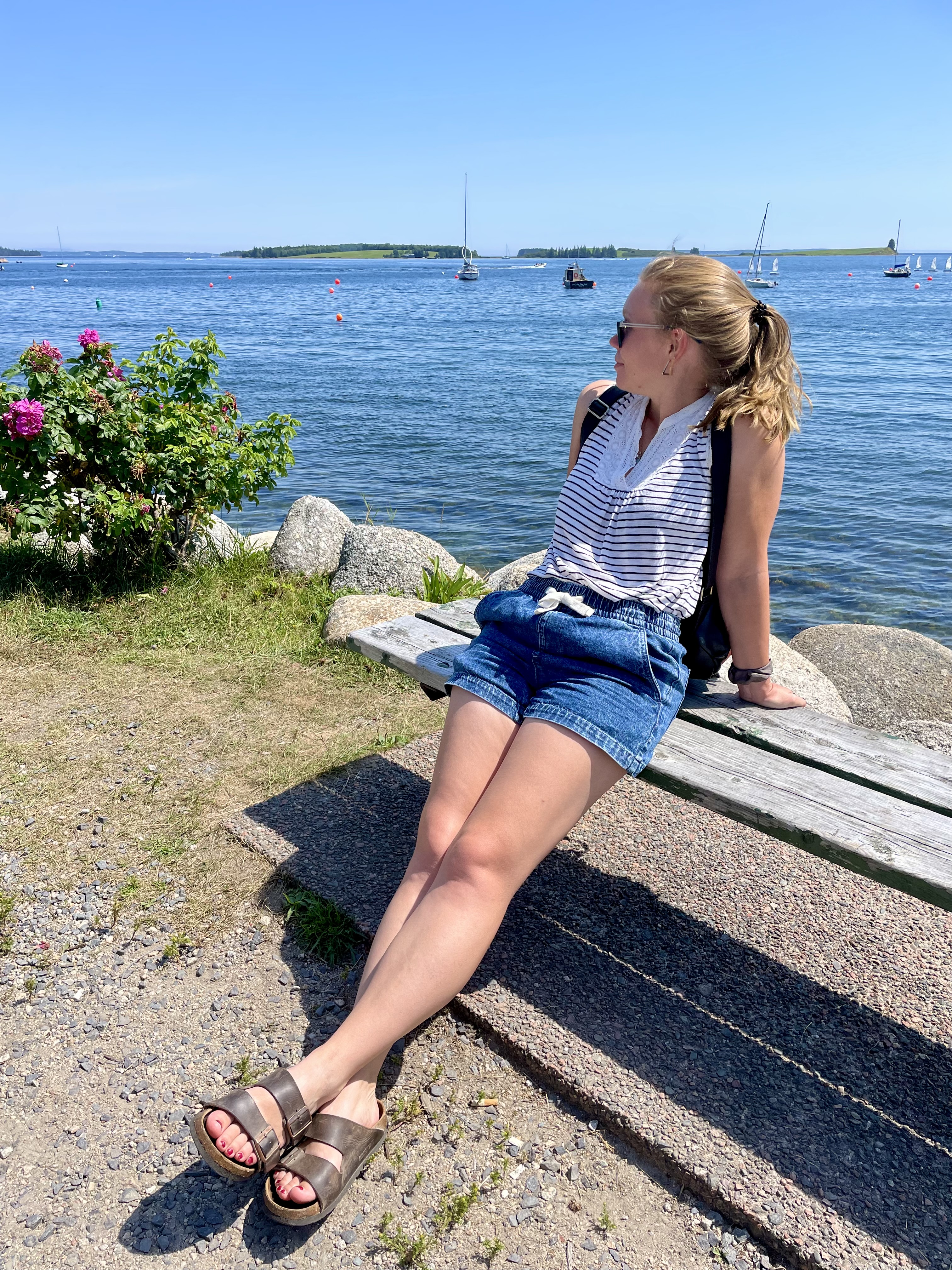 Rachel at the oceanfront